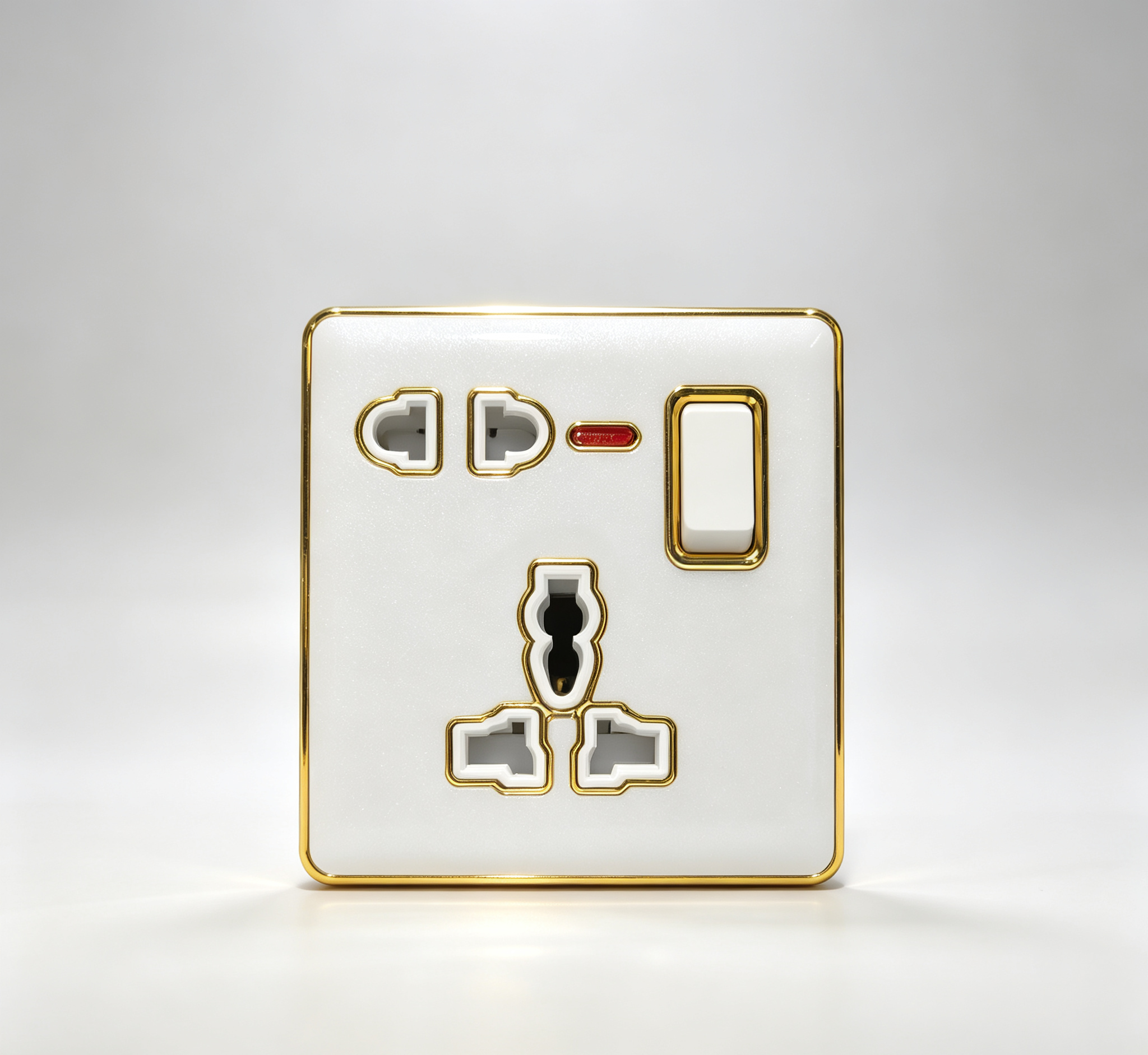 5 Pin Universal Switch Socket with Neon(A4)